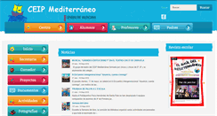 Desktop Screenshot of colegiomediterraneo.com